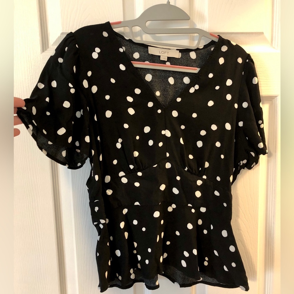 Loft Peplum Top